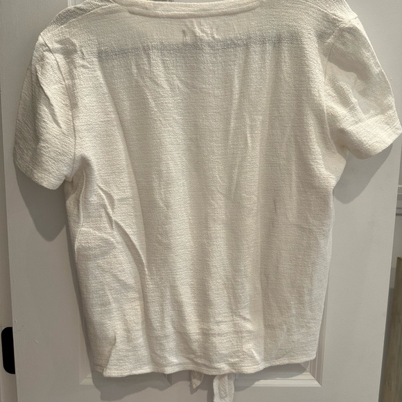 Madewell tie front top size Medium - Picture 2 of 2